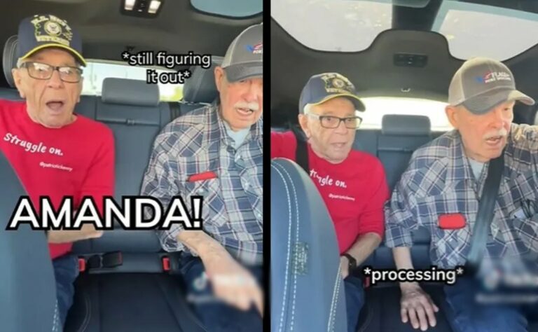 Así reaccionaron abuelitos al subir a auto con piloto automático