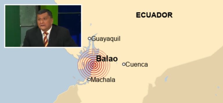 Momento del sismo en Ecuador durante programa en vivo (VIDEO)