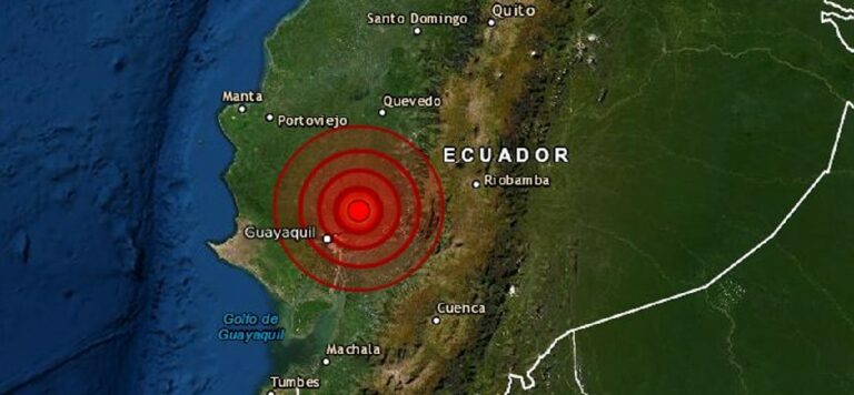 Impactantes imágenes del sismo en Ecuador