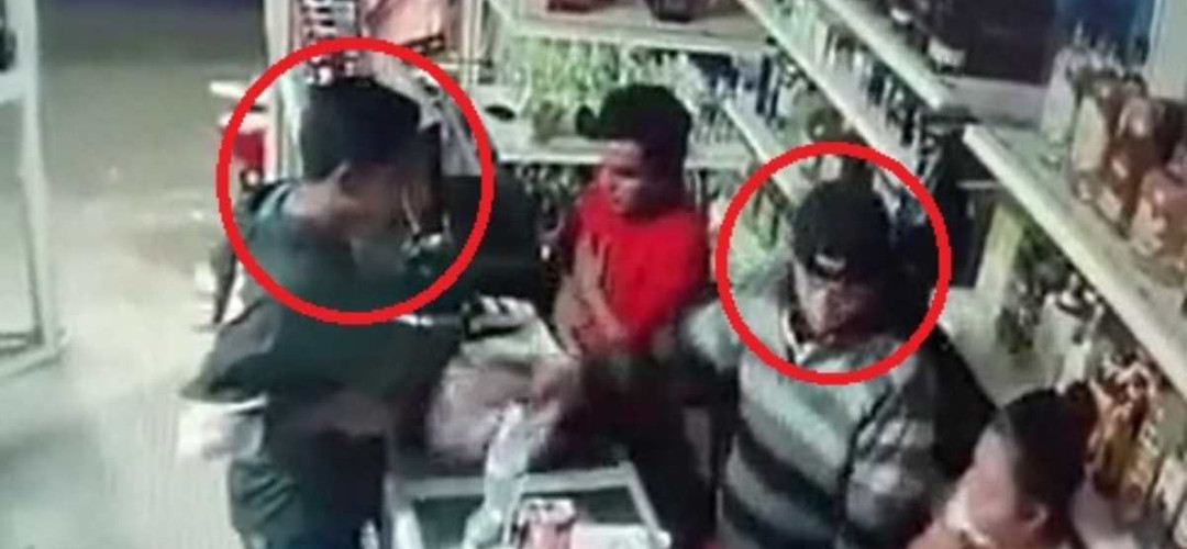 Así fue el violento asalto en un comercio en Cocales (VIDEO)